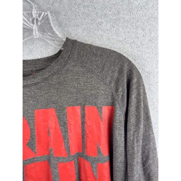 Tapout Train Pain Fame Shirt Size XXL 2XL‎ Gray Short Sleeve Tee Workout - Picture 3 of 8